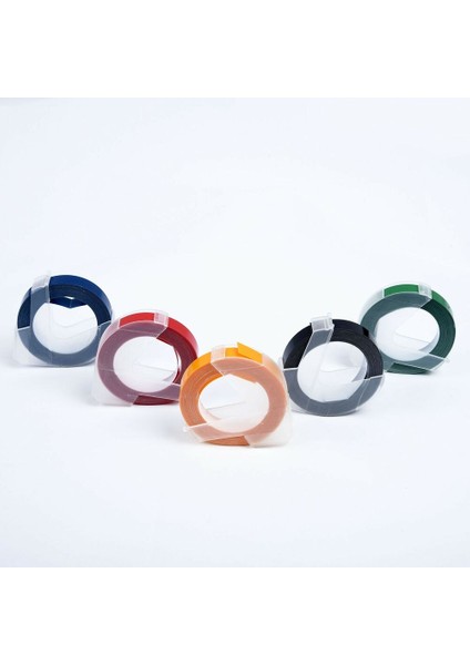 Siyah Etiket Makinesi Kabartma Dolum Bantı 9mm x Motex Dymo B 1540 Için (Yurt Dışından) fiyatları