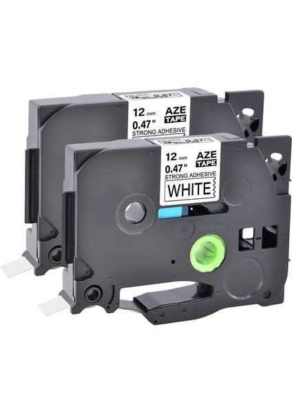 2 Paket Brother P-Touch Lot Için Uyumlu Etiket Yapıştırıcı Bandı (Yurt Dışından)