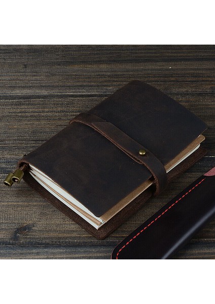 El Yapımı Inek Derisi Kılıf Vintage Not Defteri Günlük Seyahat Defteri Bloknot (Yurt Dışından) fiyatları