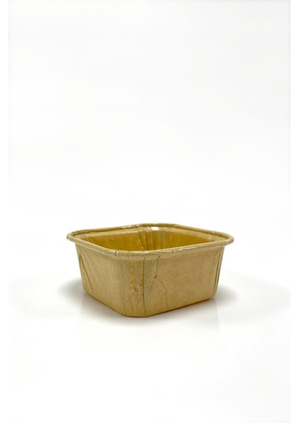 Muffin Kare Kağıt Kraft Sarı Kek Kalıbı - 50 Adetlik 1 Paket fırsatları