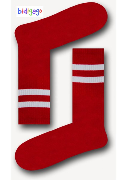 5'li Renkli Çizgili Tenis Atletik Çorap Set fiyatları