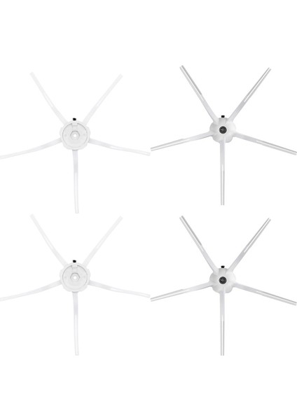 S5 Max, S6, S6 Pure, S6 Max V Beyaz Robot Süpürge Uyumlu 4'lü Yedek Parça Seti