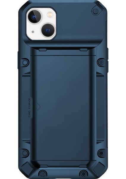 Apple iPhone 13 Slide Armor Kılıf Blue