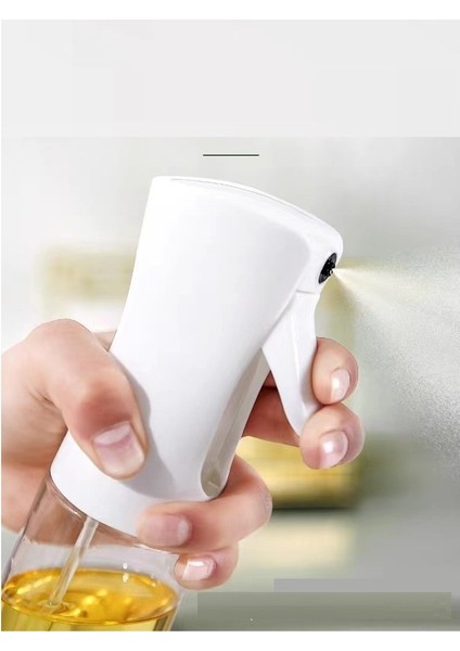 Kısmet Yemeklik Yağ Spreyi Airfryer Yağdanlık Zeytinyağı ve Limon Yağı Sprey Şişesi Sosluk