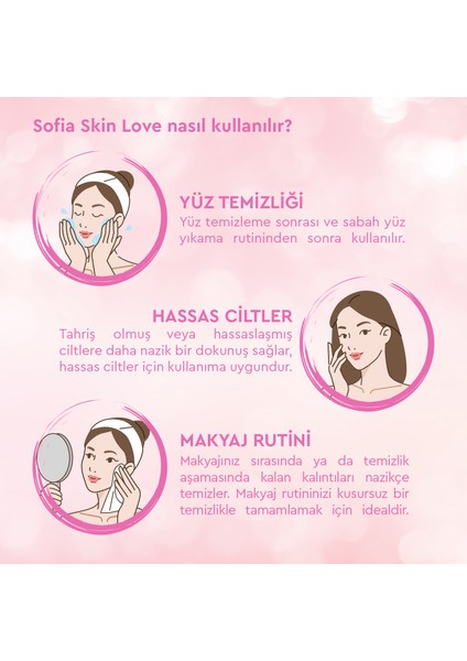 Skin Love Pudra Kokulu Mendil 100'lü