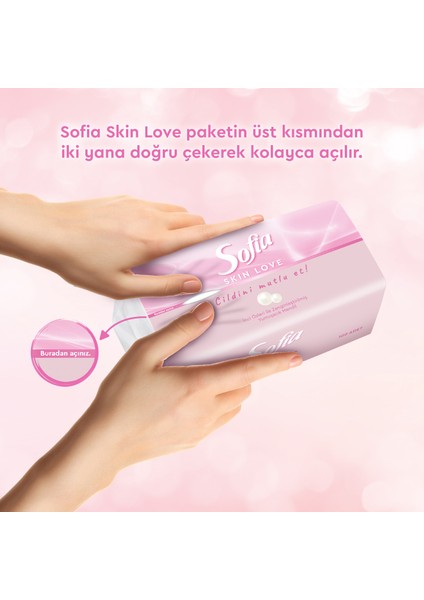 Skin Love Pudra Kokulu Mendil 100'lü