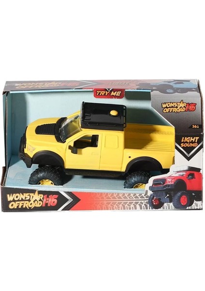 4016 Sesli ve Işıklı Wonstar Offroad Araba 1:16 -Zuzutoys