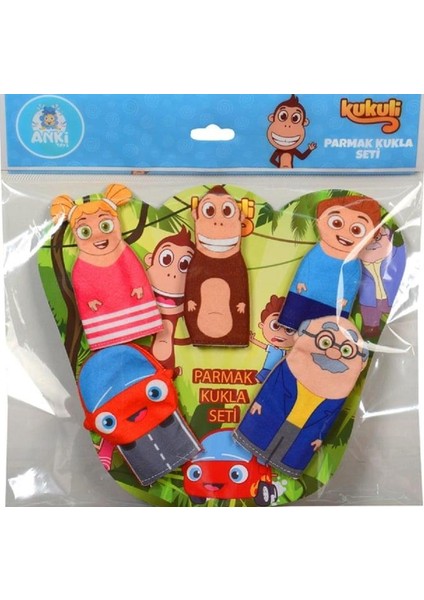 Kukuli Parmak Kukla Seti 5li