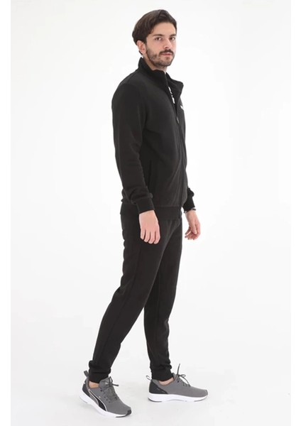 Clean Sweat Suit Erkek Siyah Günlük Stil Eşofman Takım 58584001