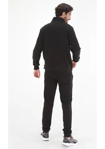 Clean Sweat Suit Erkek Siyah Günlük Stil Eşofman Takım 58584001
