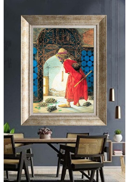 Gümüş Çerçeveli Paspartulu Tablo DS359