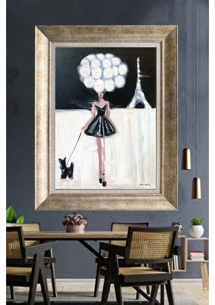 Gümüş Çerçeveli Paspartulu Tablo DS850