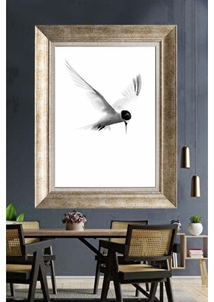 Gümüş Çerçeveli Paspartulu Tablo DS955