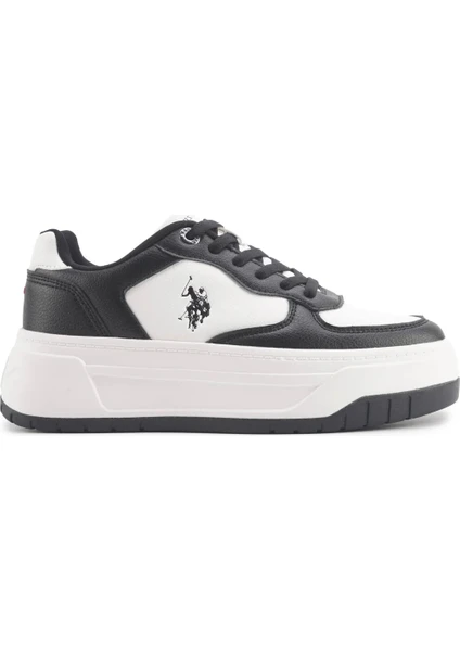 U.S. Polo Assn. ELFY 4PR Beyaz Siyah  Kadın Sneaker 101887225