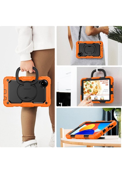 Xiaomi Redmi Pad Se 8.7 2024 Için Silikon Hibrit Pc Kılıfı (Yurt Dışından)