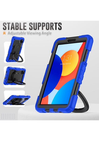 Xiaomi Redmi Pad Se 8.7 2024 Için Silikon Hibrit Pc Kılıfı (Yurt Dışından)