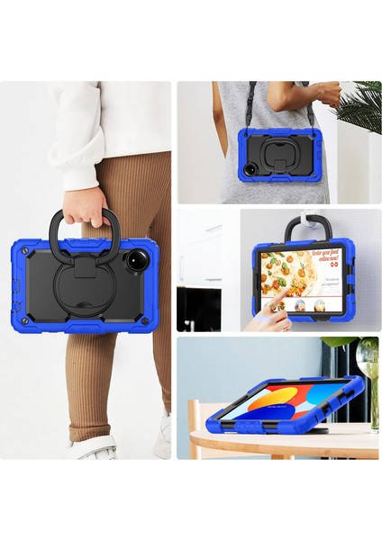 Xiaomi Redmi Pad Se 8.7 2024 Için Silikon Hibrit Pc Kılıfı (Yurt Dışından)