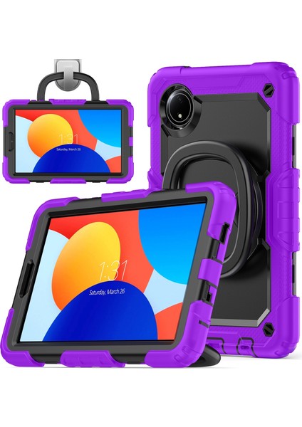 Xiaomi Redmi Pad Se 8.7 2024 Için Silikon Hibrit Pc Kılıfı (Yurt Dışından)