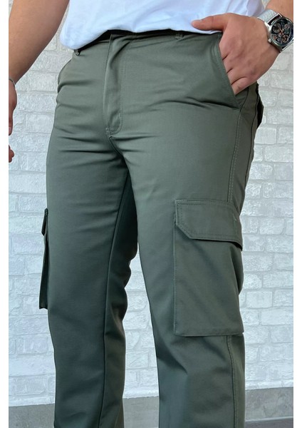 Kargo Cepli Boru Paça Erkek Pantolon P-00013838