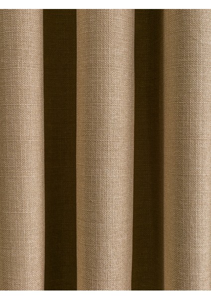 Sık Pileli A.yeşil Rengi Flex Keten Kumaştan Fon Perde 1x3 V18475 Tek Kanat modelleri