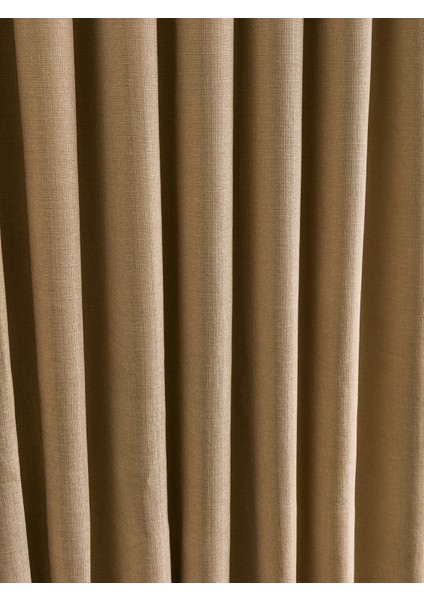 Sık Pileli A.yeşil Rengi Flex Keten Kumaştan Fon Perde 1x3 V18475 Tek Kanat fırsatları