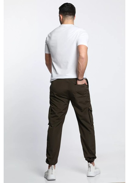 Beli Bağcıklı Paça Lastikli Erkek Pantolon P-00009286