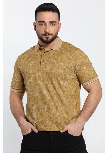 Desenli Polo Yaka Erkek Tişört