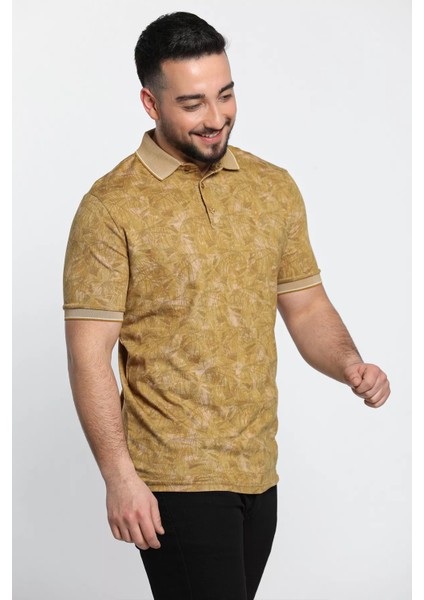 Desenli Polo Yaka Erkek Tişört modelleri