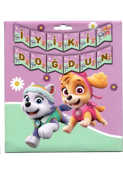 Sevimli Köpekler Temalı Iyiki Doğdun Banner
