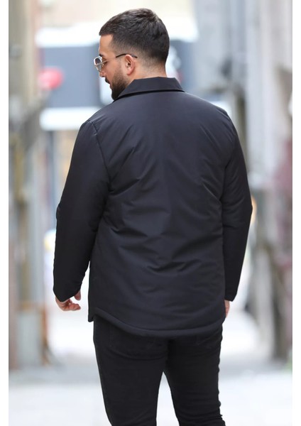 Astarlı Ön Çıtçıtlı Erkek Mont