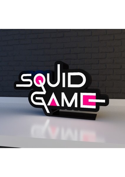 Squıd Game LED Işıklı Masa Lambası