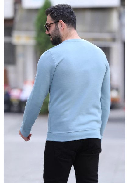 Bisiklet Yaka Cepli Erkek Sweatshirt fırsatları