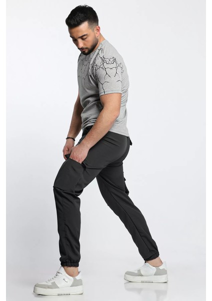 Beli Bağcıklı Paça Lastikli Erkek Pantolon P-00009286 modelleri