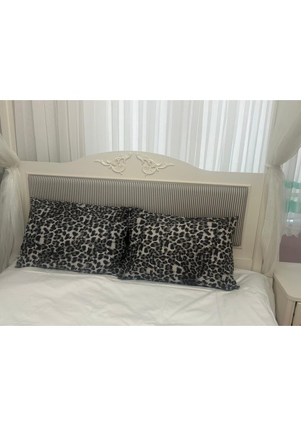 %100 Cotton (Pamuk) 2 Adet Leopar 50X70 cm Yastık Kılıfı Pillow Case