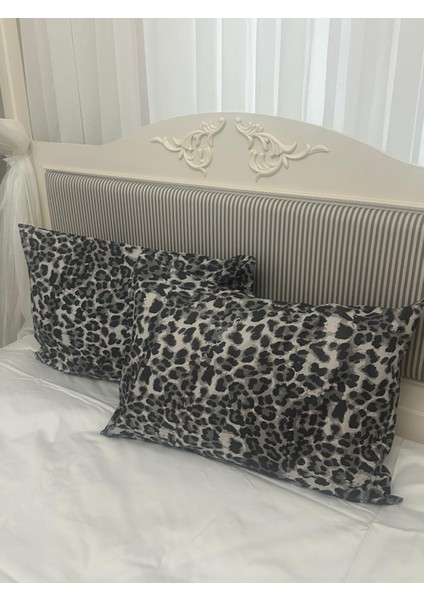 %100 Cotton (Pamuk) 2 Adet Leopar 50X70 cm Yastık Kılıfı Pillow Case indirimleri