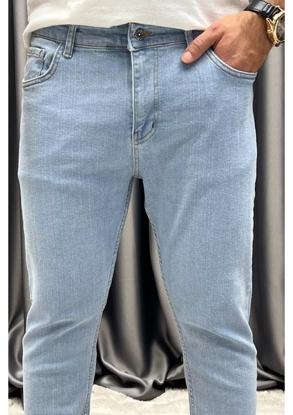Erkek Likralı Jean Kot Pantolon P-00013817