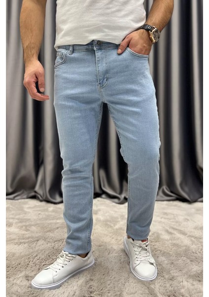 Erkek Likralı Jean Kot Pantolon P-00013817 fırsatları