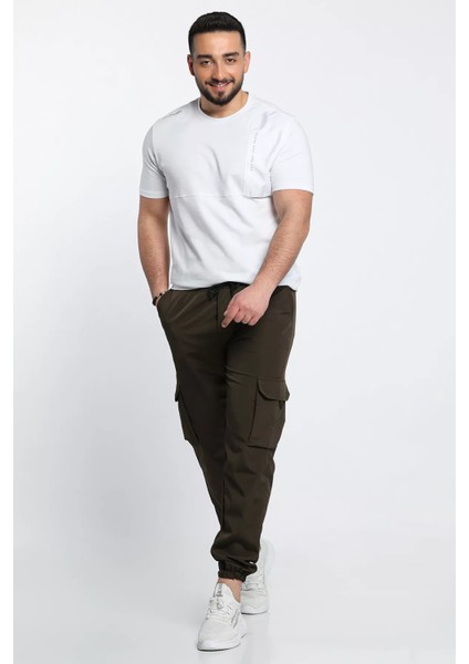 Beli Bağcıklı Paça Lastikli Erkek Pantolon P-00009286