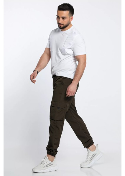 Beli Bağcıklı Paça Lastikli Erkek Pantolon P-00009286