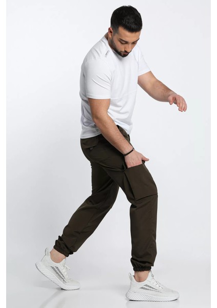 Beli Bağcıklı Paça Lastikli Erkek Pantolon P-00009286