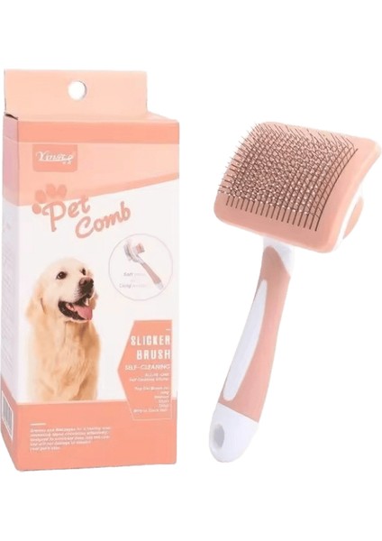 1 Adet Pet Tüy Alma Tarak Astar Tüy Alma Slicker Fırça Köpek ve Kedi Bakım Aracı Için (Yurt Dışından)