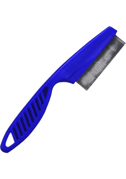Ev Pet Hayvan Bakım Tarak Kedi Köpek Pet Paslanmaz Çelik Konfor Pire Saç Bakım Tarak Için Pire Tarak Koruyun Renk: Mavi / Boyut: S (Yurt Dışından)