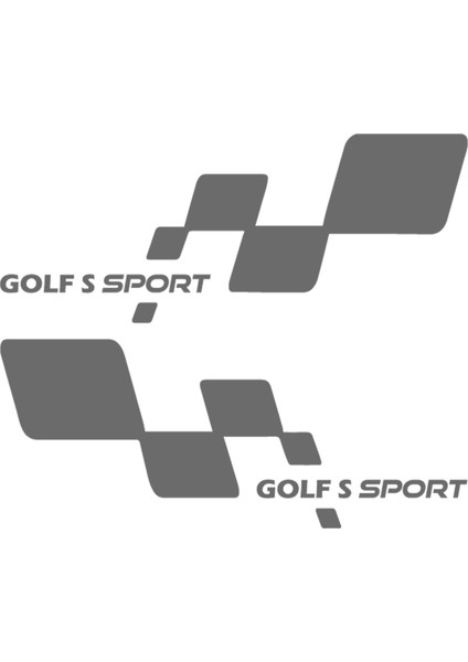 Golf S Sticker - Golf Sticker - Volkswagen Sticker - Kapı Altı Sticker - Oto Sticker - Araba Sticker