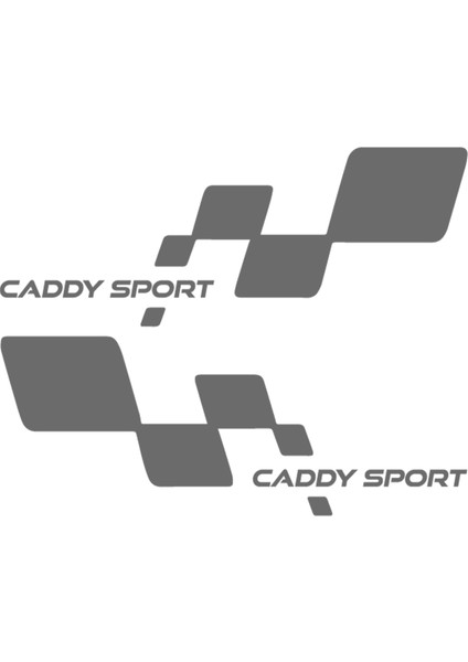 Caddy Sport Sticker - Caddy Sticker - Volkswagen Sticker - Kapı Altı Sticker - Oto Sticker - Araba Sticker