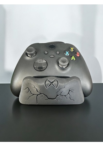 Xbox Uyumlu Kırık Taş Tasarım Gamepad Standı - Joystick Standı - Xbox Controller/kol Tutucu