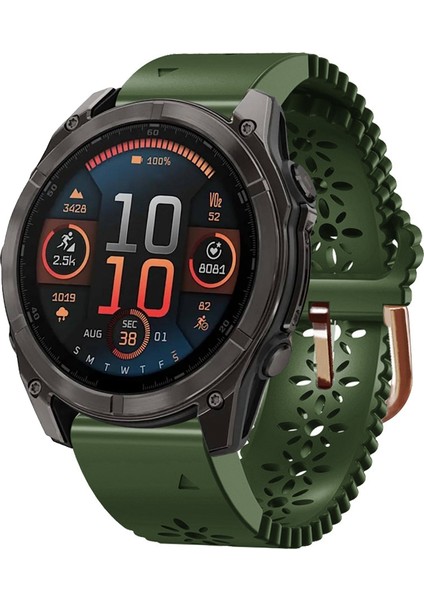 Fenix ​​8 Amoled 43MM Için Dantel Silikon Saat Bandı (Yurt Dışından)