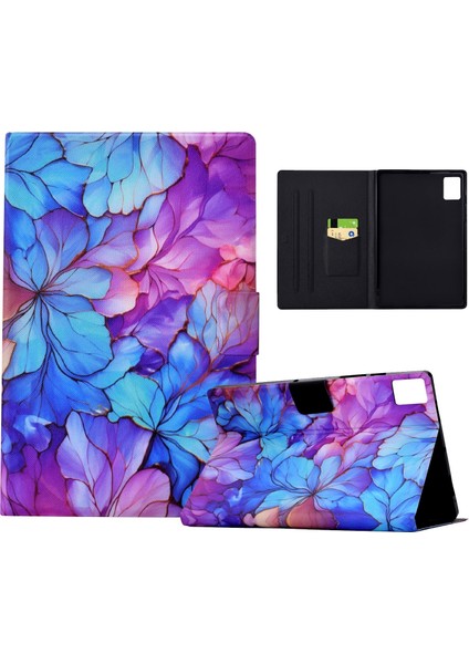 Lenovo Tab M11 Xiaoxin Pad 11 2024 Için Boyalı Deri Kılıf (Yurt Dışından)