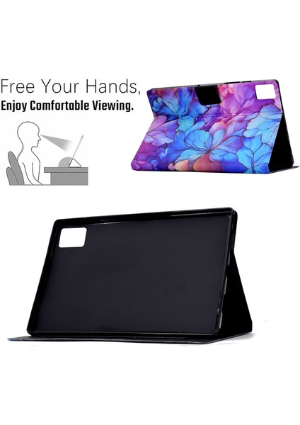 Lenovo Tab M11 Xiaoxin Pad 11 2024 Için Boyalı Deri Kılıf (Yurt Dışından)