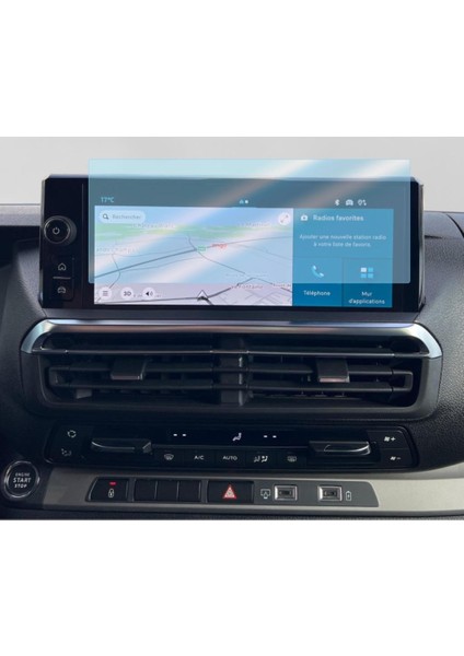 Citroen Spacetourer 10 Inç Ekran Koruyucu Multimedya Nano