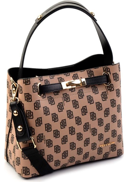 Nude 1 Siyah Kadın Omuz Çantası C06482072552 fiyatları